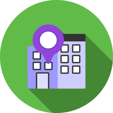 harita pin vektör simgesi