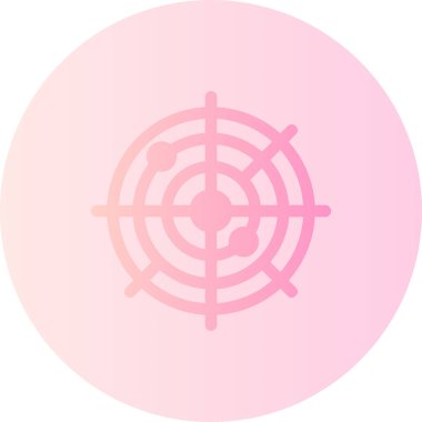 hedef web simgesi, basit tasarım illüstrasyonu