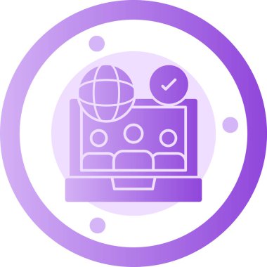 futbol ikonu vektör illüstrasyonu