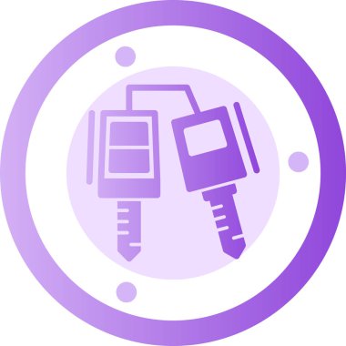 Modern simgenin vektör illüstrasyonu