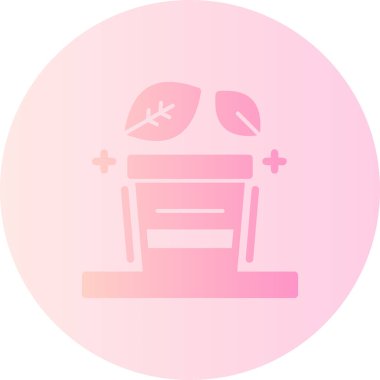 Modern yiyecek simgesinin vektör çizimi