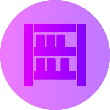 Mobilya simgesinin vektör illüstrasyonu