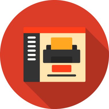 ATM simgesi, düz biçimli