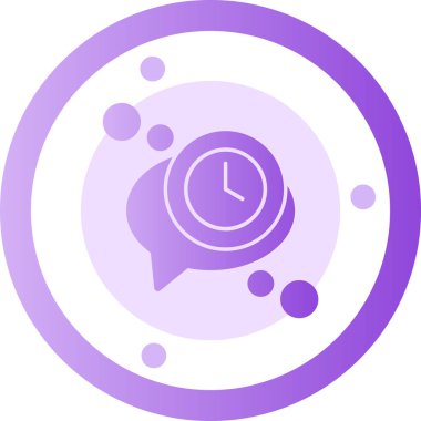 Çalar saat. Basit tasarım vektörü simgesi