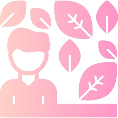 Kalbi olan bir ağacın vektör çizimi