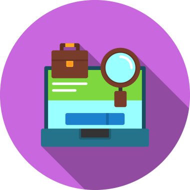 Modern bir simgenin vektör illüstrasyonu