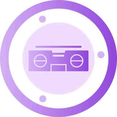 radyo simgesi vektör illüstrasyonu