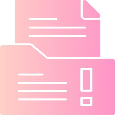 Dosya. Web simgesi basit illüstrasyon