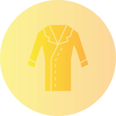 Ceket. Web simgesi basit illüstrasyon