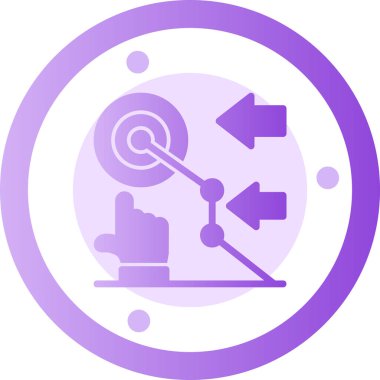 Bir teleskopun vektör simgesi