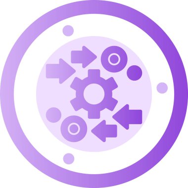 Vites simgesinin beyaz arkaplanının vektör çizimi