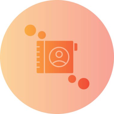 Bir kamera simgesinin vektör illüstrasyonu