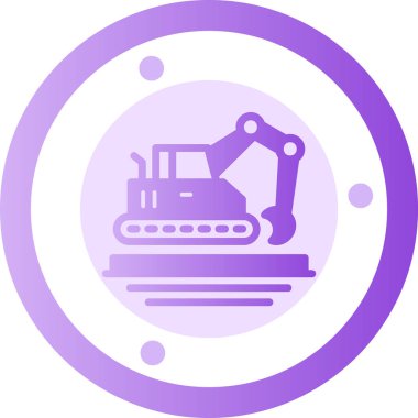 robot. Web simgesi basit illüstrasyon