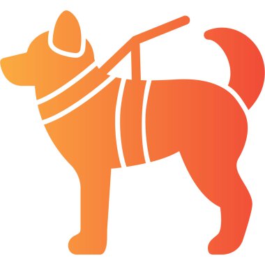Beyaz arkaplanda izole edilmiş köpek simgesi. köpek sembolü çizimi.