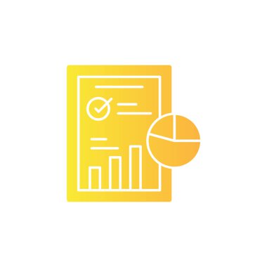 grafik ve istatistik çizgisi vektör çizimi