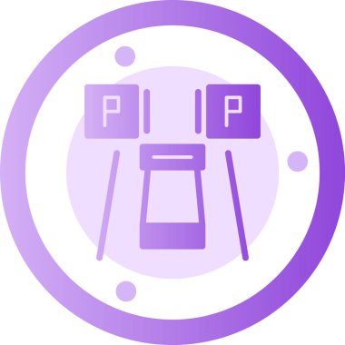 Modern simgenin vektör illüstrasyonu