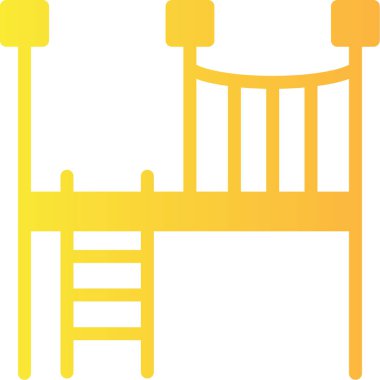 Çizgi film sandalyesinin vektör illüstrasyonu