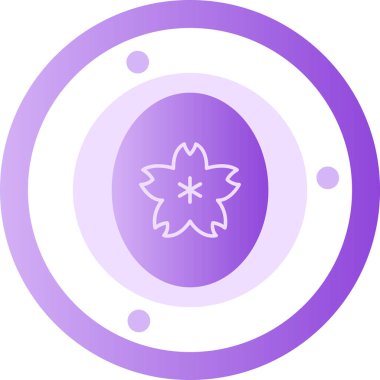 Güzel bir çiçeğin vektör çizimi