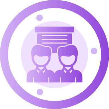 İş ve finans simgesinin vektör illüstrasyonu