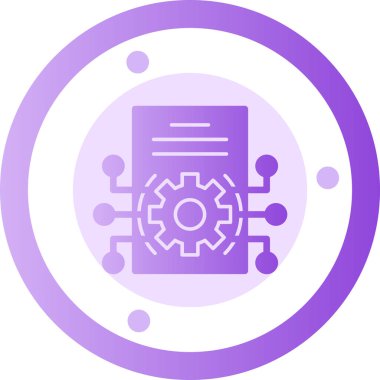 Teçhizat Web simgesi basit illüstrasyon