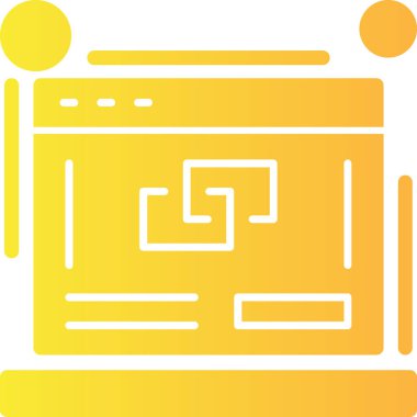 seo modern simgesinin vektör illüstrasyonu