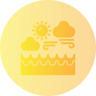 hava simgesi vektör illüstrasyonu