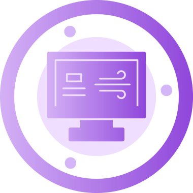 dizüstü bilgisayar kutsal kişilerin resmi, basit vektör çizim