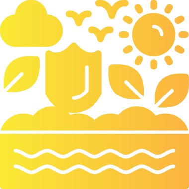 Bulut simgesi vektör illüstrasyonu