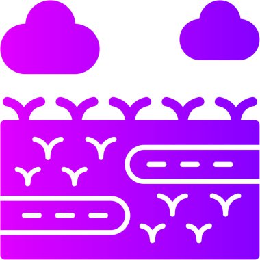 Bulut. Web simgesi basit illüstrasyon