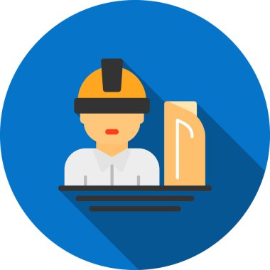 Bilgisayar simgesi olan avatar adam, düz tasarım