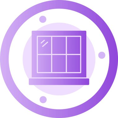 Mor simgeli beyaz bir arkaplan vektör illüstrasyonu