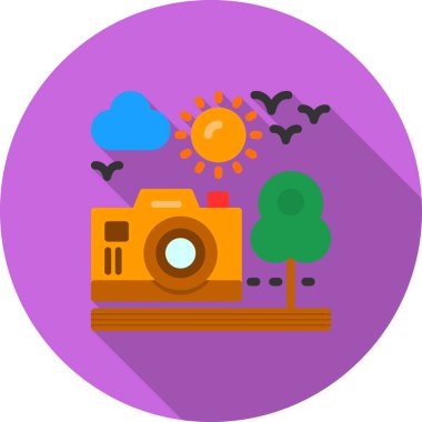 kamera fotoğrafçılık simgesi - gölge biçiminde