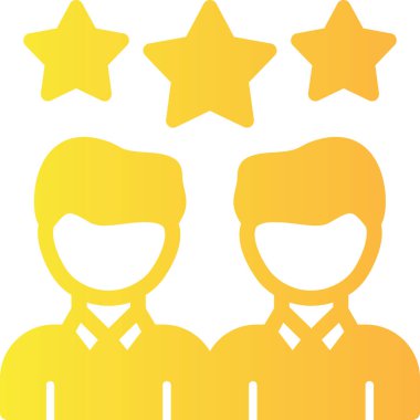 Yıldızlar. Web simgesi basit tasarım