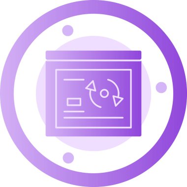 tarayıcı simgesi vektör illüstrasyonu