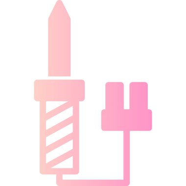 Bir kalem simgesinin vektör illüstrasyonu