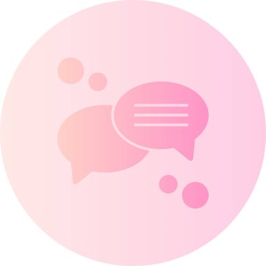 Konuşma sohbetinin vektör simgesi