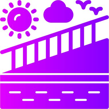 Bir evin arka planının vektör illüstrasyonu