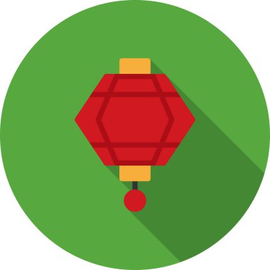 Çin fenerleri vektör simgesi