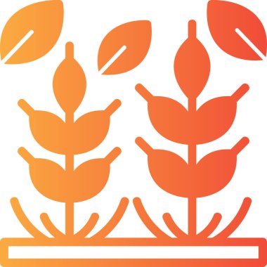 bitki simgesi vektör illüstrasyonu