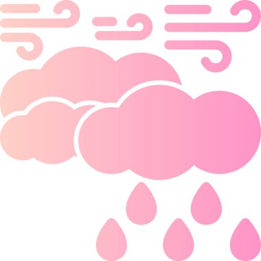 Bulut. Web simgesi basit illüstrasyon