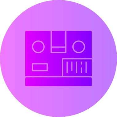 Modern b 'nin vektör illüstrasyonu eksik simgesi