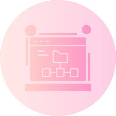 seo modern simgesinin vektör illüstrasyonu