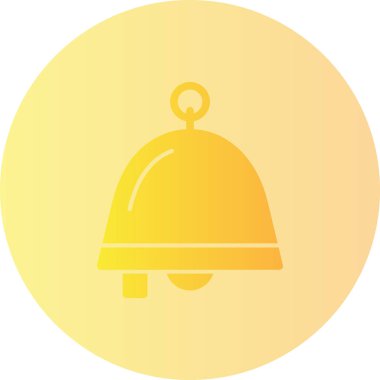 Zil. Web simgesi basit illüstrasyon