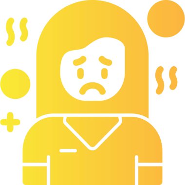 Hasta simgesi vektör illüstrasyonu