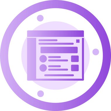 seo modern simgesinin vektör illüstrasyonu