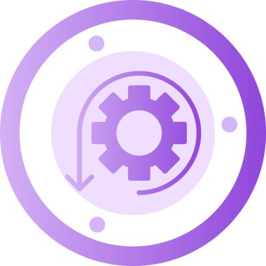 Teçhizat Web simgesi basit illüstrasyon