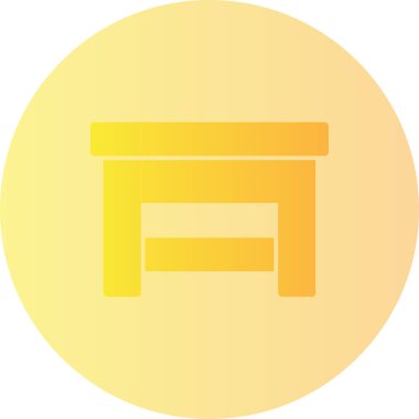 Tek bir simgenin vektör illüstrasyonu