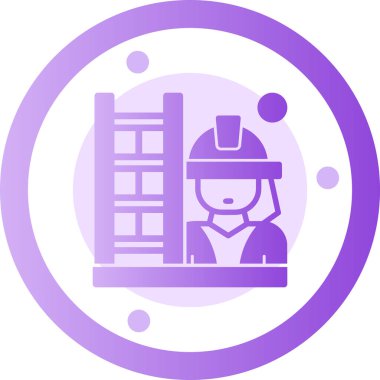 inşaat simgesi vektör illüstrasyonu