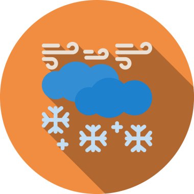 hava durumu web simgesi, vektör çizimi