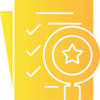 Belge simgesinin vektör illüstrasyonu